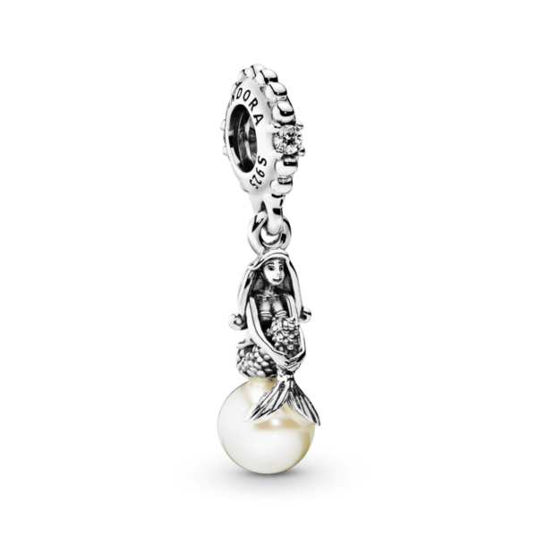 Charm colgante Sirenita en Perla